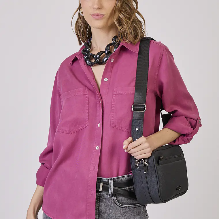 BLUSA LYOCELL ROSA (TALLA M) 2