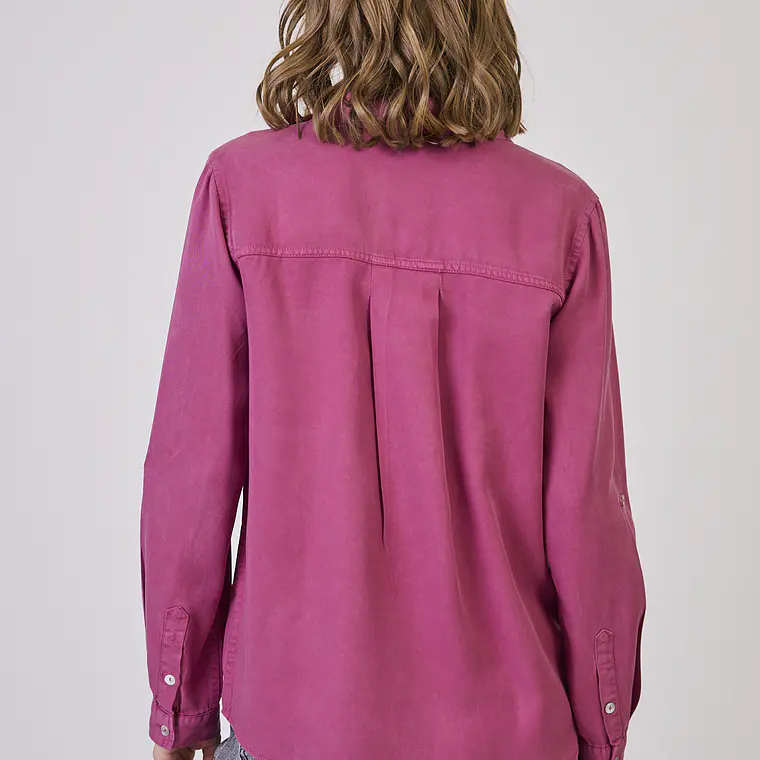 BLUSA LYOCELL ROSA (TALLA M) 4