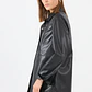 BLUSA NEGRO ESTILO CUERO (TALLA M a XL) - Miniatura 4
