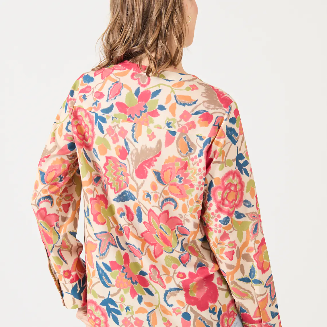 BLUSA ESTAMPADA ROSA (TALLA S) 5