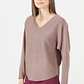 TEJIDO CAFÉ CUELLO V (TALLA M) - Miniatura 4
