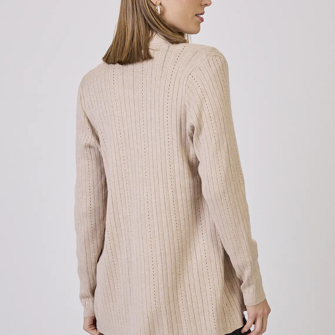 TEJIDO BEIGE CUELLO REGULAR (TALLA S a XL) 4
