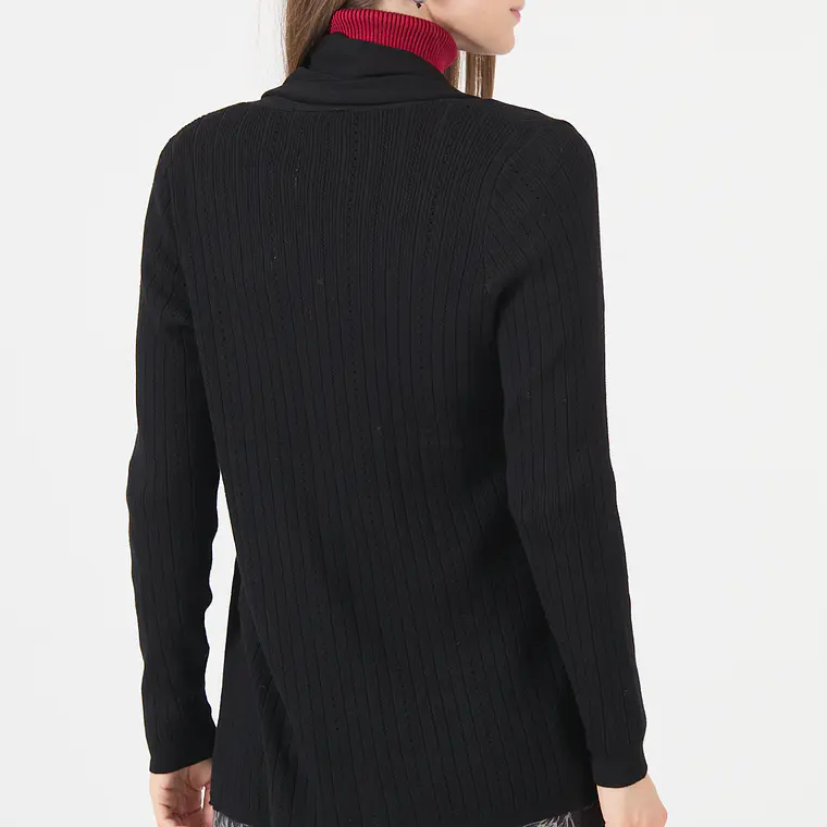 TEJIDO NEGRO  CUELLO REGULAR (TALLAS M y L) 6
