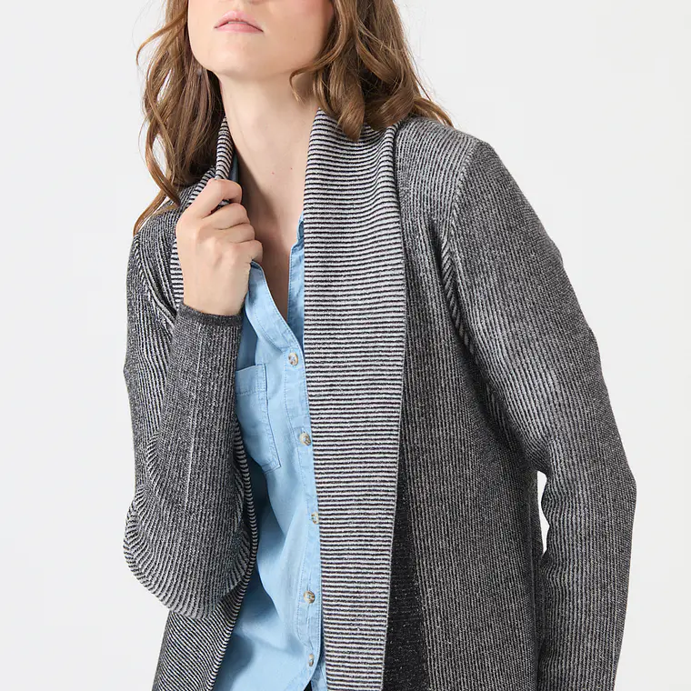 TEJIDO GRIS CUELLO REGULAR  (TALLA S a XL) 2