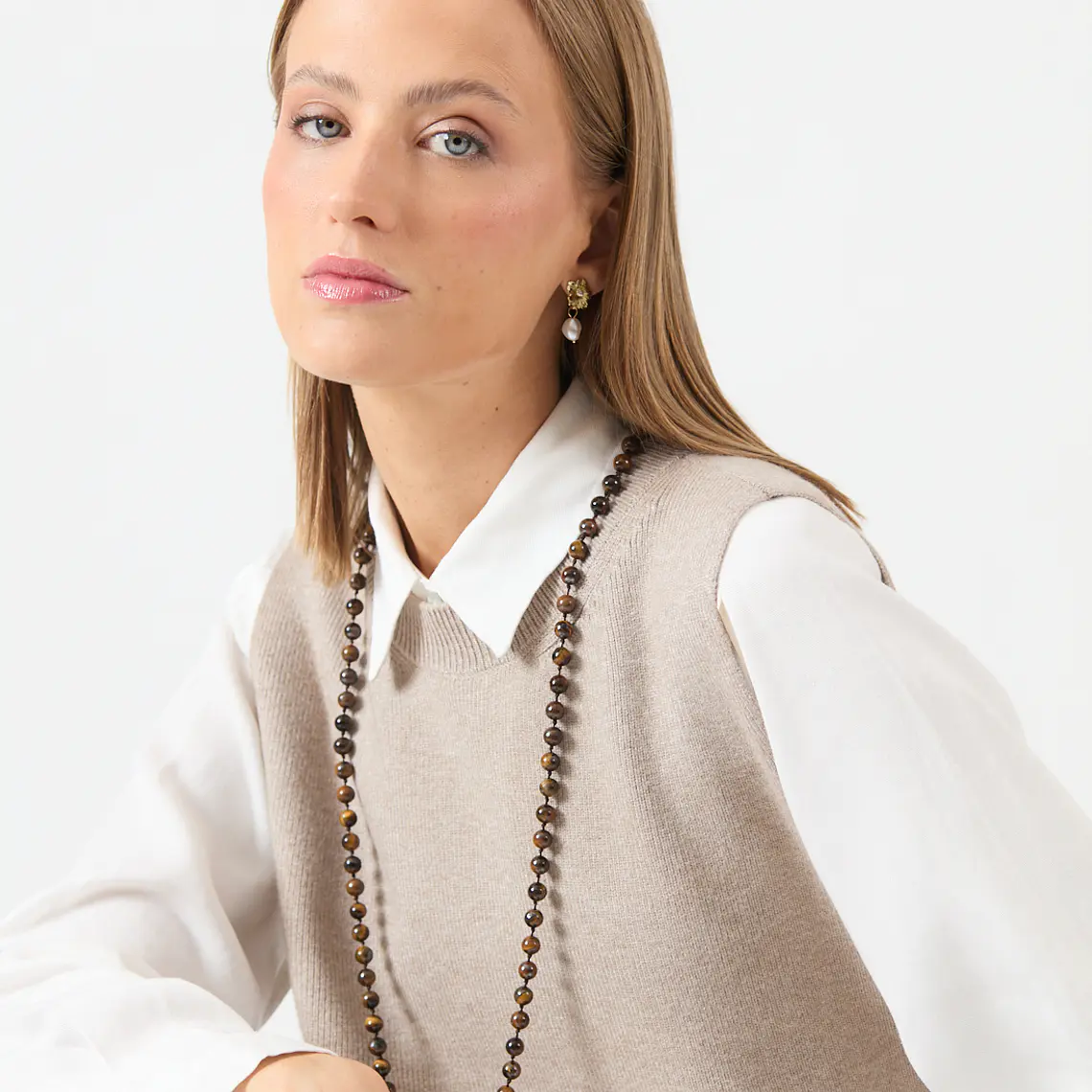TEJIDO BEIGE SIN MANGAS (TALLAS L y XL) 3