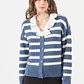 CARDIGAN AZUL CON RAYAS (TALLAS M a XL) - Miniatura 3