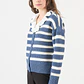 CARDIGAN AZUL CON RAYAS (TALLAS M a XL) - Miniatura 4