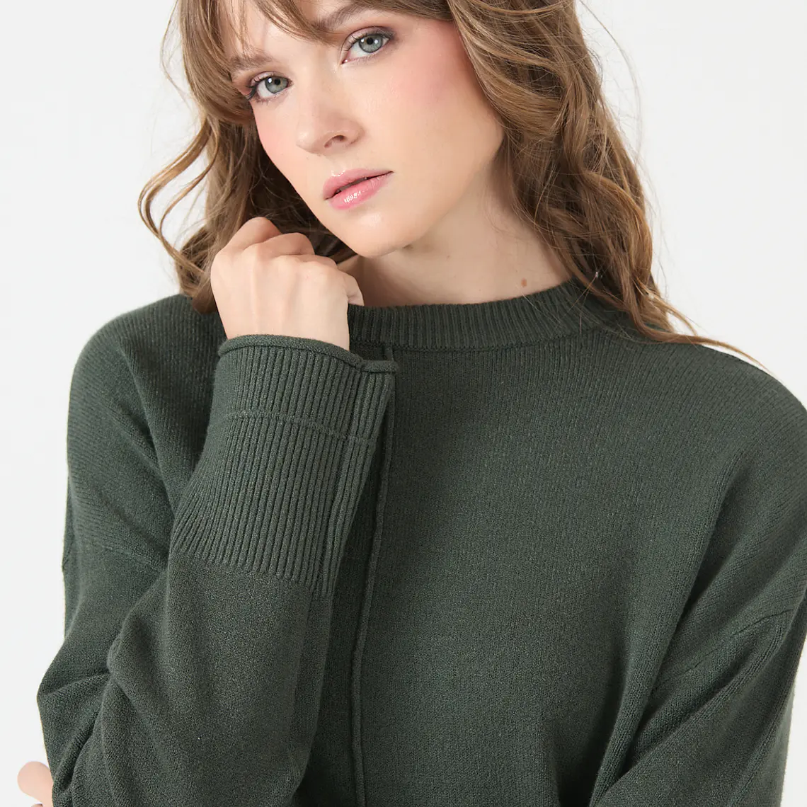 TEJIDO VERDE CUELLO REDONDO (TALLAS L y XL) 5