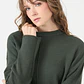 TEJIDO VERDE CUELLO REDONDO (TALLAS L y XL) - Miniatura 5
