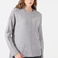 TEJIDO GRIS CUELLO REDONDO (TALLAS M a XL) - Miniatura 1