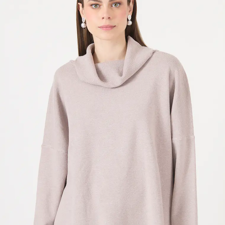 TEJIDO CUELLO ALTO BEIGE (TALLAS M a XL) 3