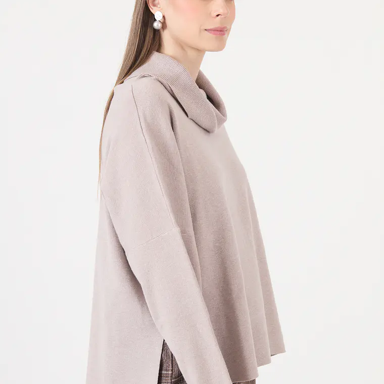 TEJIDO CUELLO ALTO BEIGE (TALLAS M a XL) 4