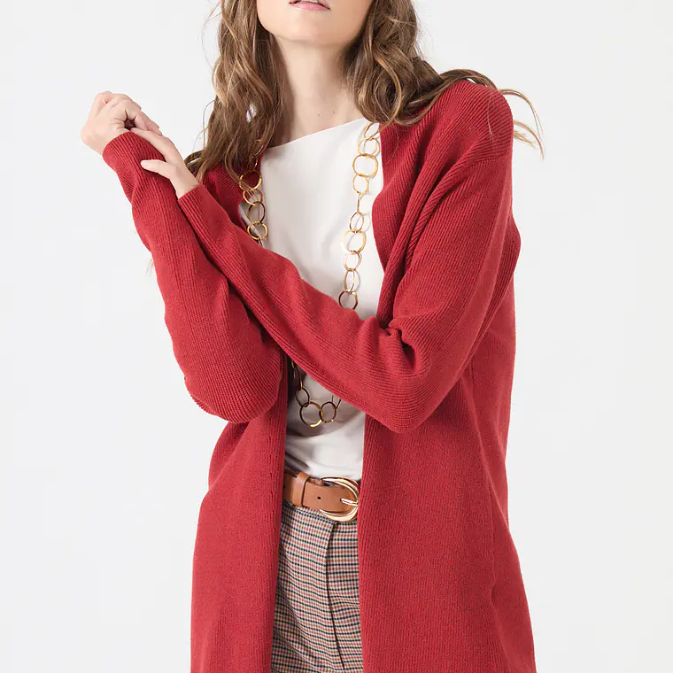 TEJIDO CASUAL ROJO (TALLA M a XL) 1