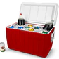 COOLER COLEMAN CHILLER ROJO 48QT/45LTS (38.1 x 36.06 x 64.77 cm) - Miniatura 5