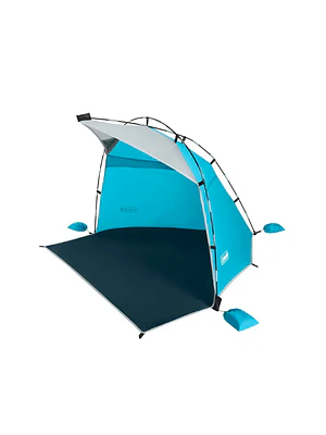 CARPA DE PLAYA COLEMAN SKYSHADE CON SOMBRILLA COMPACTA COLOR AZUL (167.64 x 167.64 x 103.63 cm)