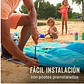 CARPA DE PLAYA COLEMAN SKYSHADE CON SOMBRILLA COMPACTA COLOR AZUL (167.64 x 167.64 x 103.63 cm) - Miniatura 3