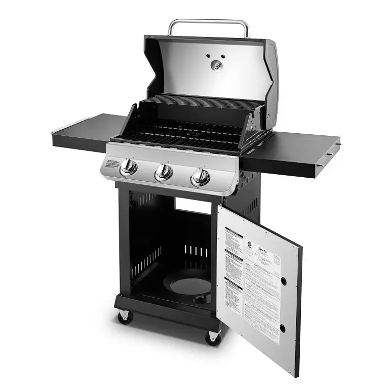 PARRILLA A GAS 3 QUEMADORES ACERO INOXIDABLE PREMIER DYNAGLO (140 x 115 x 60 cm) 11