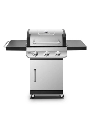 PARRILLA A GAS 3 QUEMADORES ACERO INOXIDABLE PREMIER DYNAGLO (140 x 115 x 60 cm)