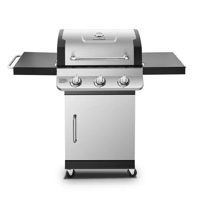 PARRILLA A GAS 3 QUEMADORES ACERO INOXIDABLE PREMIER DYNAGLO (140 x 115 x 60 cm) 2
