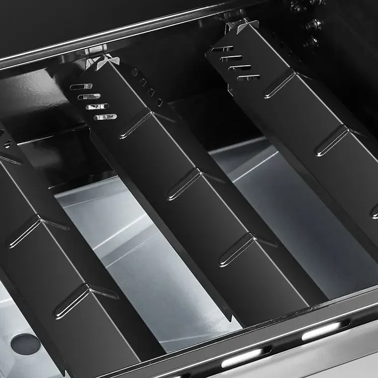 PARRILLA A GAS 5 QUEMADORES + QUEMADOR LATERAL BLACK PREMIER DYNAGLO (160 x 115 x 60 cm) 6