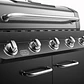 PARRILLA A GAS 5 QUEMADORES + QUEMADOR LATERAL BLACK PREMIER DYNAGLO (160 x 115 x 60 cm) - Miniatura 9