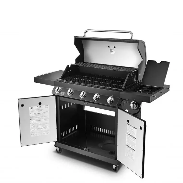 PARRILLA A GAS 5 QUEMADORES + QUEMADOR LATERAL BLACK PREMIER DYNAGLO (160 x 115 x 60 cm) 13