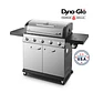 PARRILLA A GAS 5 QUEMADORES + QUEMADOR LATERAL ACERO INOXIDABLE PREMIER DYNAGLO (160 x 115 x 60 cm) - Miniatura 1