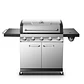 PARRILLA A GAS 5 QUEMADORES + QUEMADOR LATERAL ACERO INOXIDABLE PREMIER DYNAGLO (160 x 115 x 60 cm) - Miniatura 2