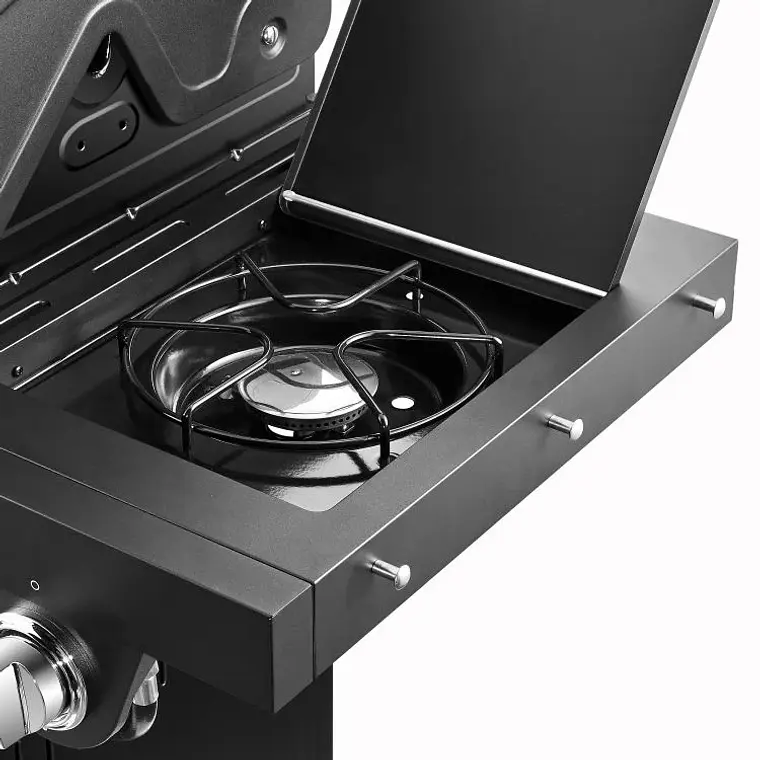 PARRILLA A GAS 5 QUEMADORES + QUEMADOR LATERAL ACERO INOXIDABLE PREMIER DYNAGLO (160 x 115 x 60 cm) 4