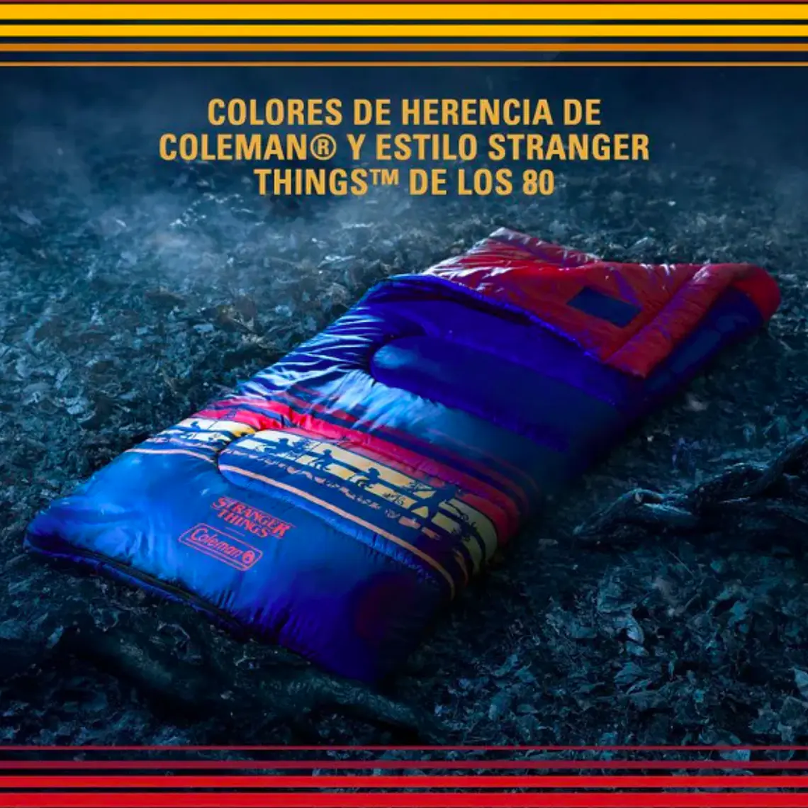 SACO DE DORMIR COLEMAN STRANGER THINGS 10°C (23.87 x 24.89 x 42.92 cm) 3