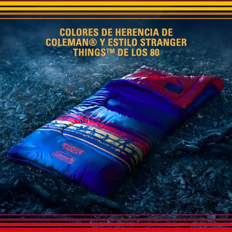 SACO DE DORMIR COLEMAN STRANGER THINGS 10°C (23.87 x 24.89 x 42.92 cm) 3