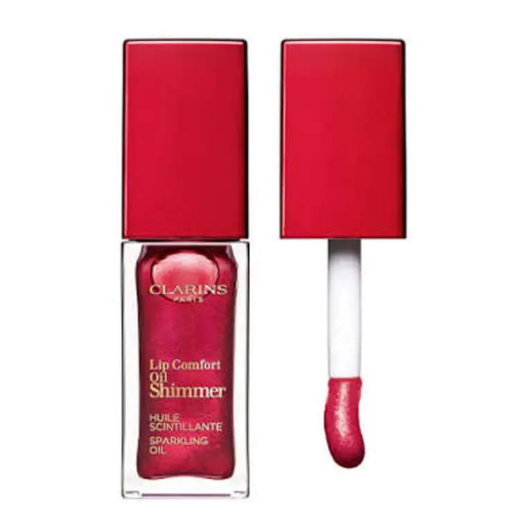 CLARINS - LIP COMFORT OIL SHIMMER 08 / BURGUNDY WINE (7 ML) 1