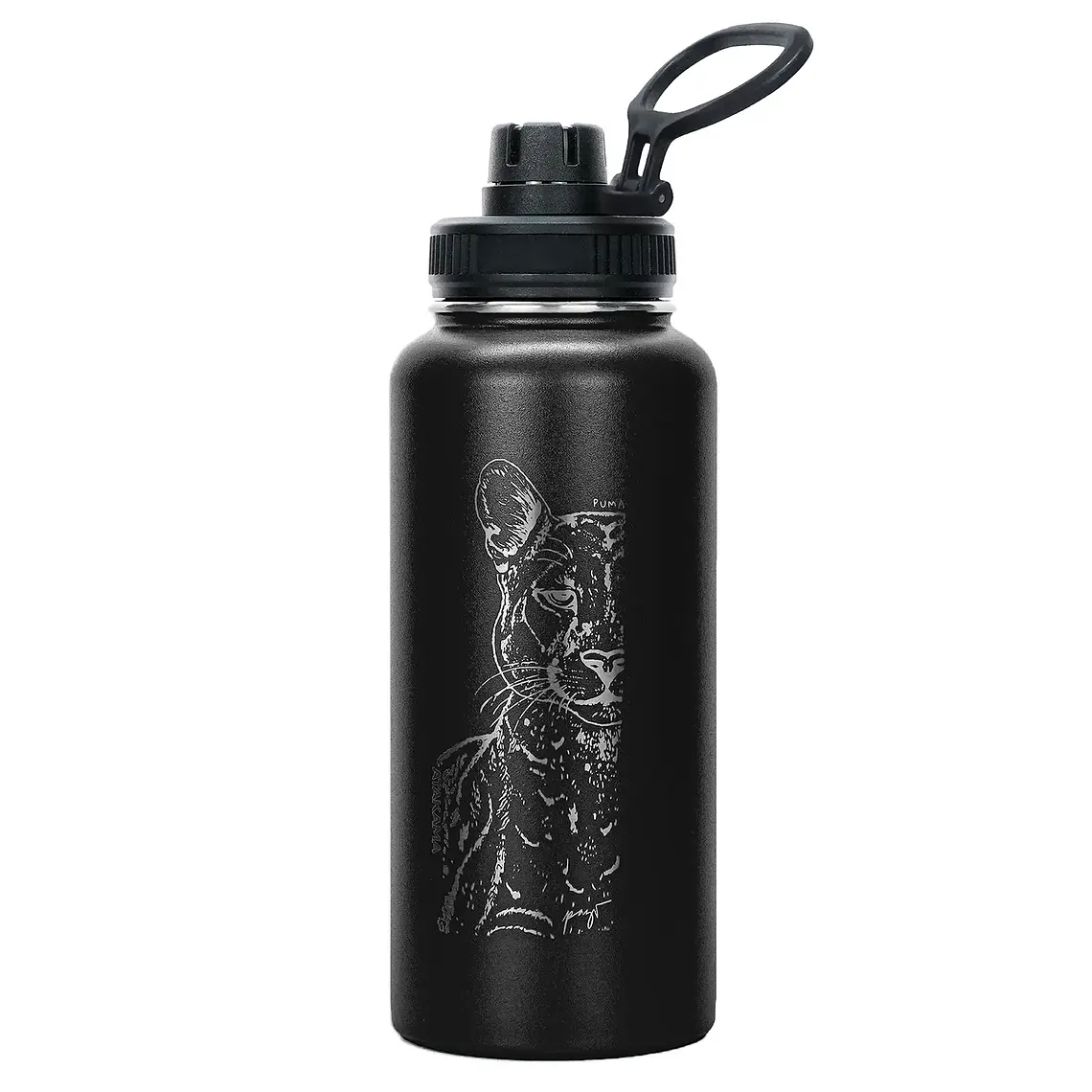 BOTELLA TÉRMICA NEGRO PUMA (960 ML) 1