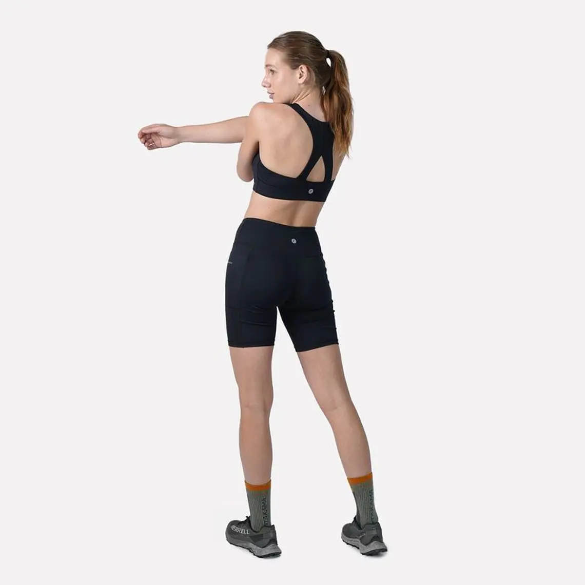 CALZA BIKER MUJER NEGRA (TALLA XS) 2