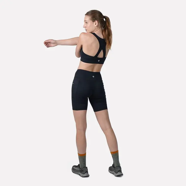 CALZA BIKER MUJER NEGRA (TALLA XS) 2