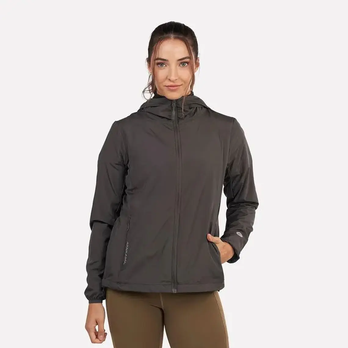 CORTAVIENTO MUJER DECLIVE GRIS (TALLA XS) 1