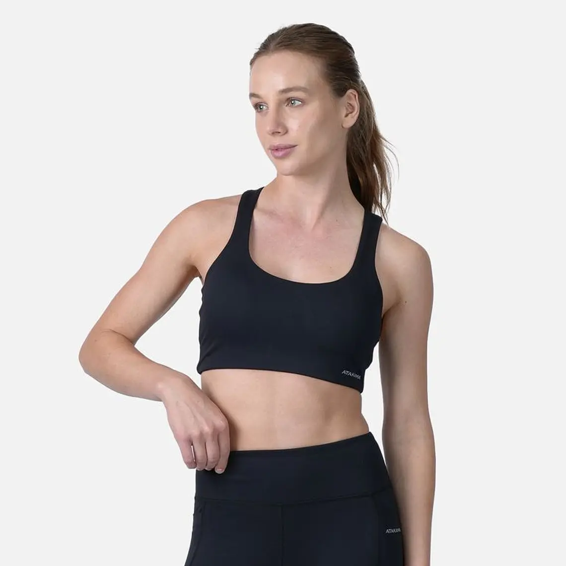 PETO DEPORTIVO MUJER AURA FITFLEX NEGRO (TALLA XS - M y L) 1