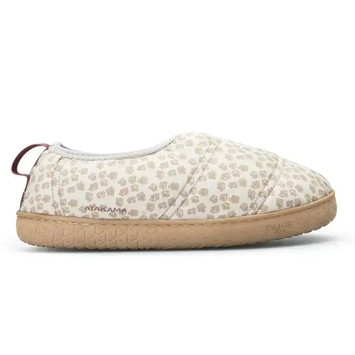 PANTUFLA TÉRMICA FUTALEUFÚ FLEX NU-B BEIGE FLORES (TALLA 40/41) 2