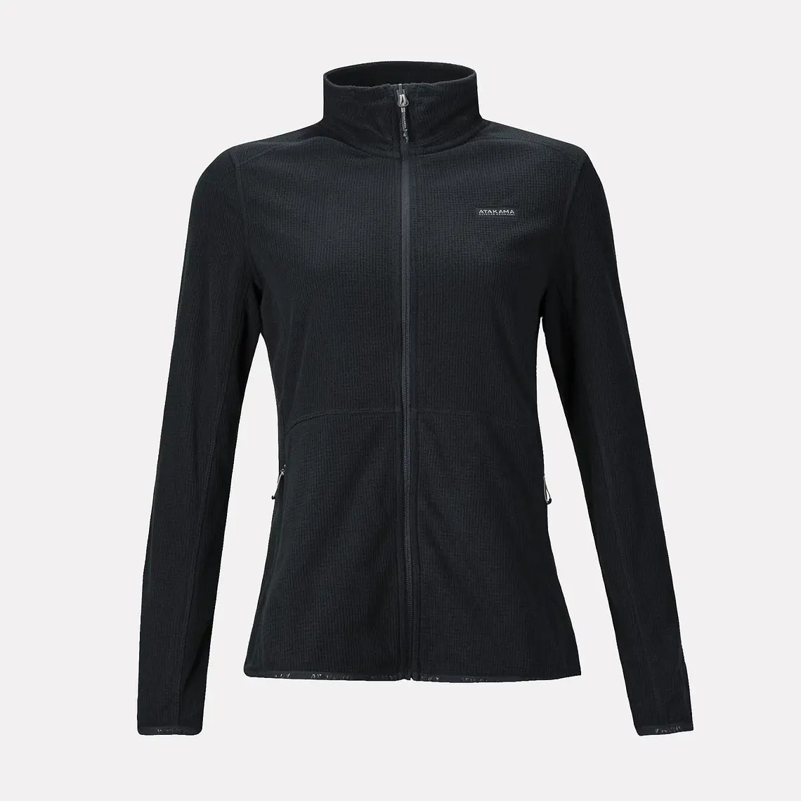 POLAR FLEECE DEPORTIVO MUJER TERRA FULL-ZIP  NEGRO (TALLA XS a XL)  2