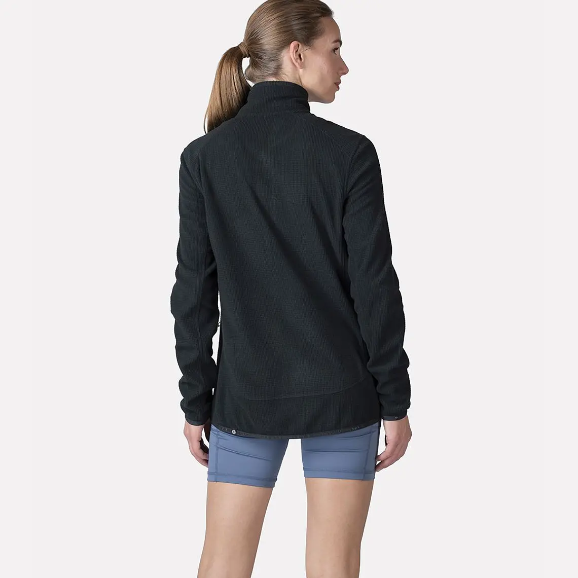 POLAR FLEECE DEPORTIVO MUJER TERRA FULL-ZIP  NEGRO (TALLA XS a XL)  3