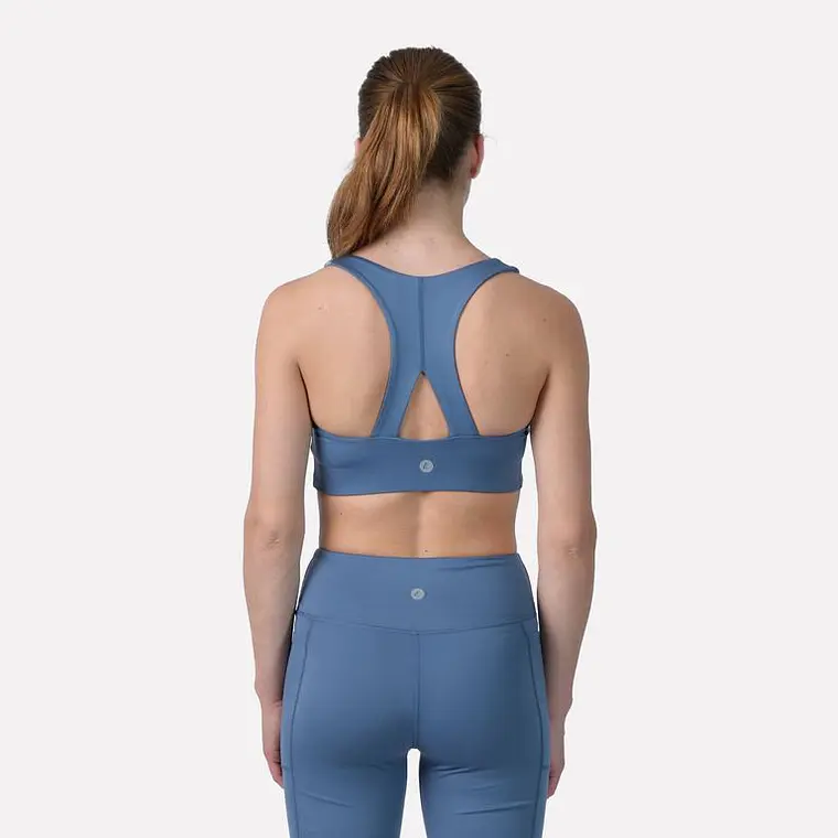 PETO DEPORTIVO MUJER AURA FITFLEX AZUL PETRÓLEO (TALLA XS y M a XL) 2