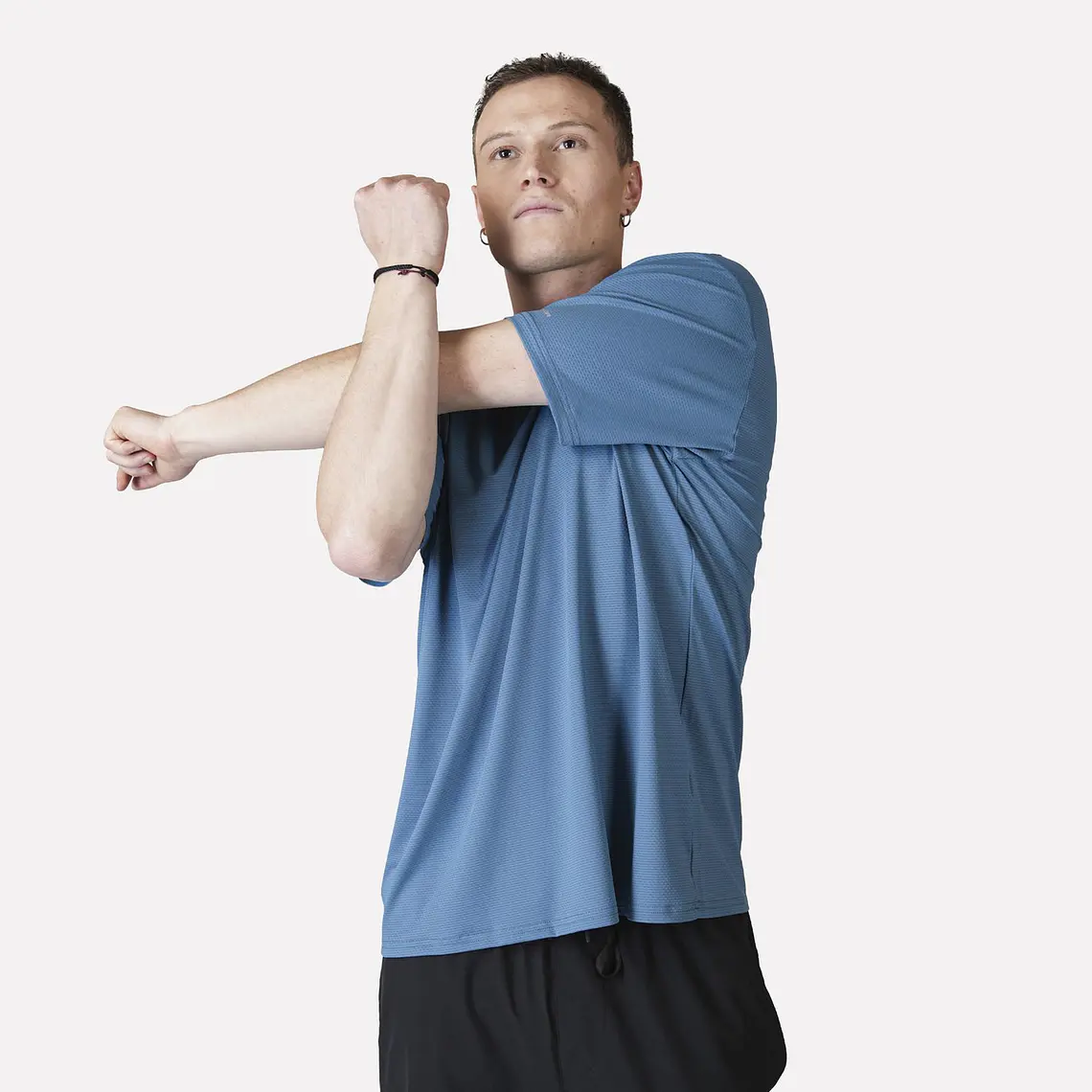 POLERA DEPORTIVA DRY CORE HOMBRE DINÁMICA AZUL (TALLAS S a L)  3