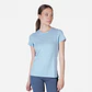 POLERA DEPORTIVA DRY CORE MUJER DINÁMICA CELESTE (TALLAS S a XL)  - Miniatura 1