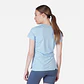 POLERA DEPORTIVA DRY CORE MUJER DINÁMICA CELESTE (TALLAS S a XL)  - Miniatura 2