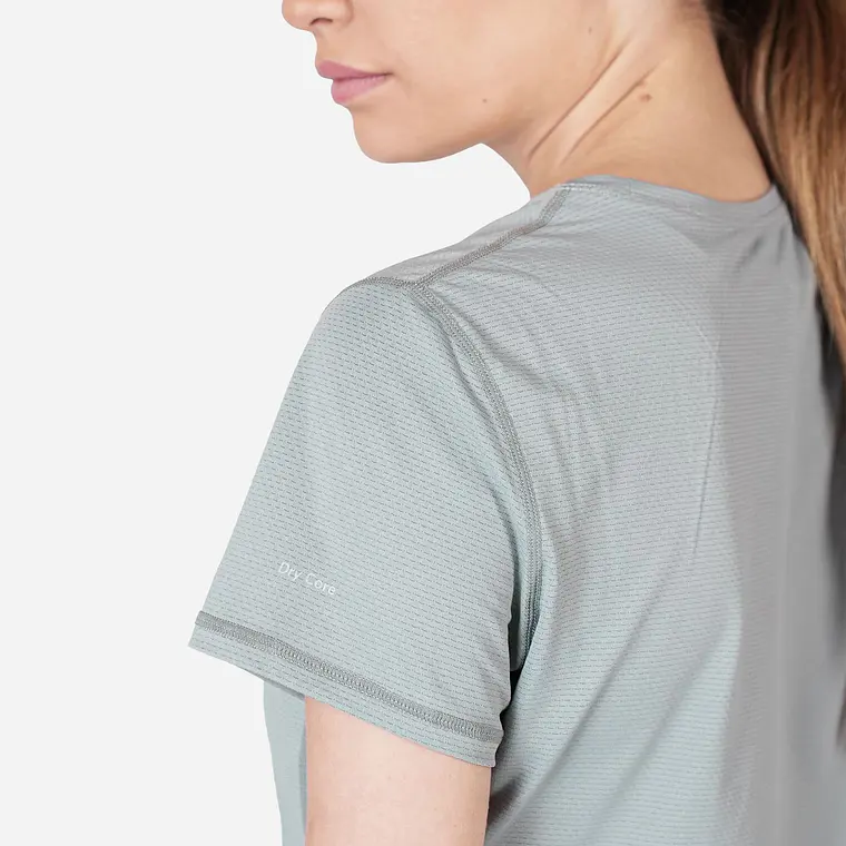 POLERA DEPORTIVA DRY CORE MUJER DINÁMICA GRIS (TALLAS XS a XL)  3