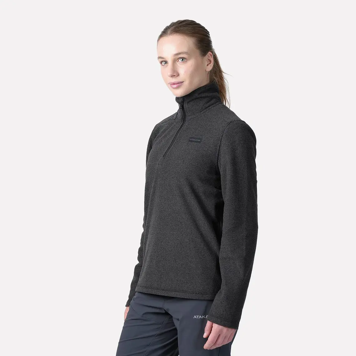 POLAR TEXTURADO MUJER VENTISQUERO GRIS (TALLAS XS a XL) 1