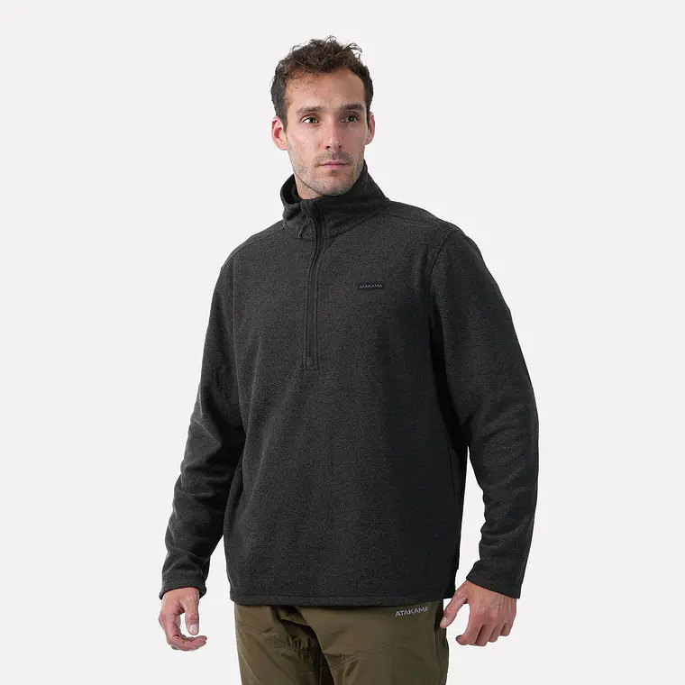 POLAR TEXTURADO HOMBRE VENTISQUERO GRIS (TALLA S) 2