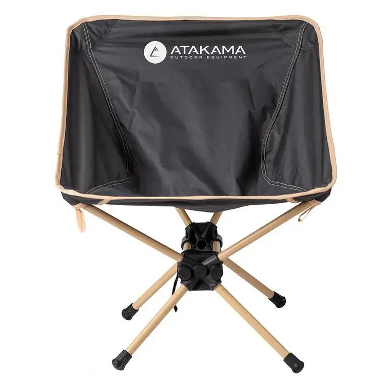 SILLA PLEGABLE CAMPING LASCAR GRIS/BEIGE 1