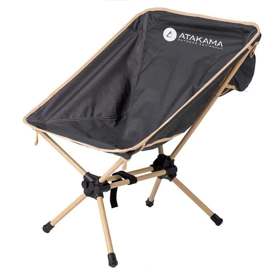 SILLA PLEGABLE CAMPING LASCAR GRIS/BEIGE 2