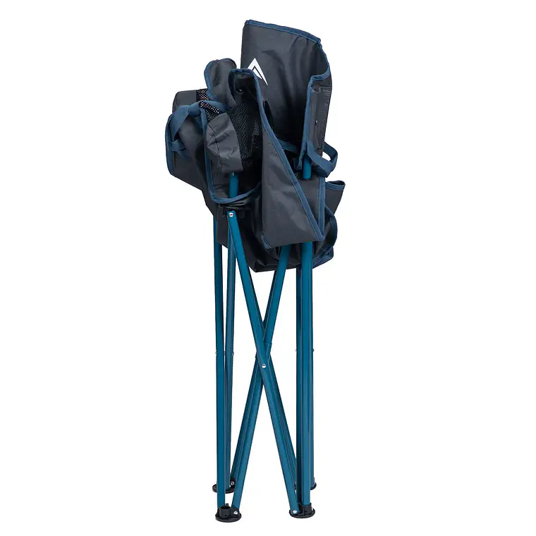 SILLA DE CAMPING LLAIMA XL GRIS/AZUL 3